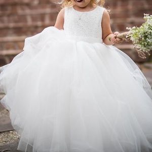 SOLD. Flower girl dress from David’s Bridal
